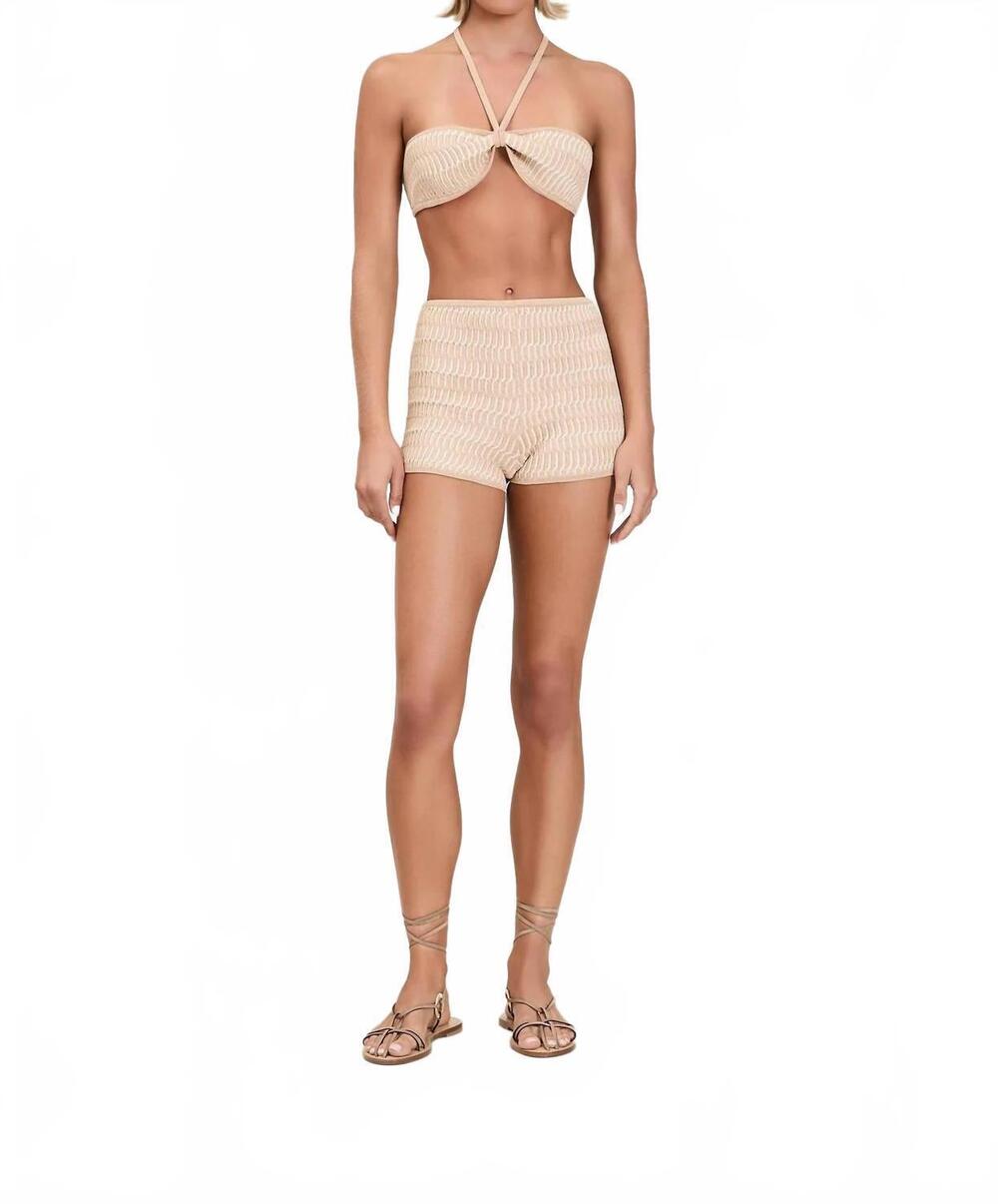 NEW DEVON WINDSOR grazia short in cashew